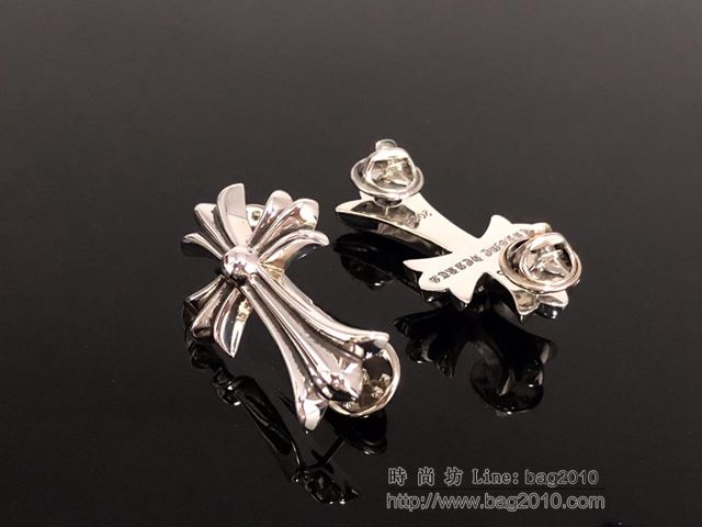 chrome hearts銀飾 925銀 純手工藝 克羅心十字胸針 克羅心圍巾扣  gjc1646